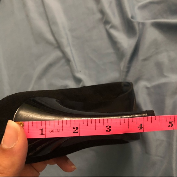 💥 Final Chance Before it’s GONE!!💥 Nine West Black Suede Platform Pump HighHeels - Picture 7 of 8